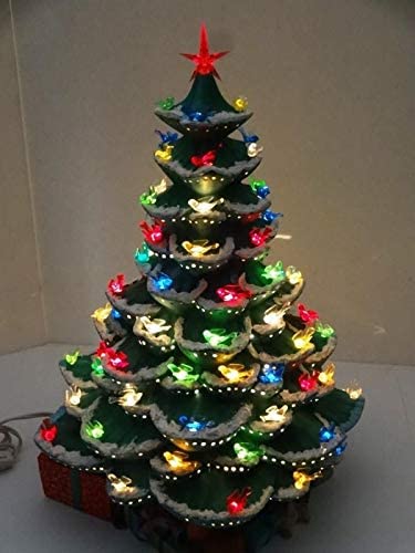 Creative Hobbies® Ceramic Christmas Tree Replacement Lights, Medium Bird/Dove Light Ornaments, Multi Color, 100 Piece Pack