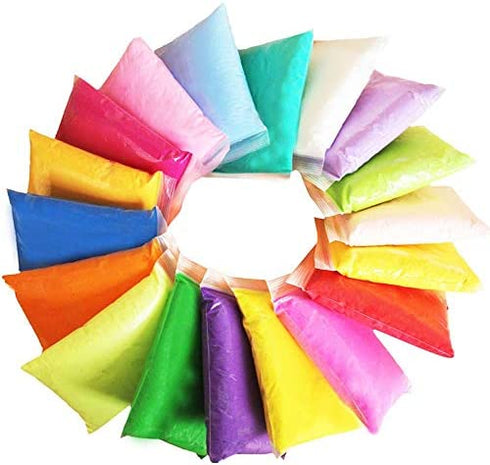 24 Colors Air Dry Clay Magical Kids Clay Ultra Light Modeling Clay Artist Studio Plasticine Toy Safe and Non-Toxic Modeling Clay