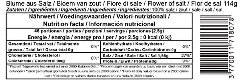 Straight from France French Fleur De Sel Finishing Sea Salt (4 Ounce (Pack of 1))