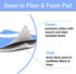 12.5 x 30 Inch Mini Ironing Board Cover - with 100% Cotton Iron Cover and Extra Thick Pad,Resists Scorching and Staining,Fits for Small Table Top Ironing Board