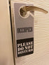 CLEVER SIGNS Do Not Disturb Sign - Occupied, 2 Pack, Door Hanger, Double Sided, Ideal for Using in Any Places Like Bathroom, Home Office, Conference Room, Shared Apartment, Restroom etc.