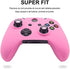 BRHE Cute Skin Cover for Xbox-One / Series X/S Controller Anti-Slip Silicone Grip Protective Case Accessories Set Wireless/Wired Gamepad Joystick with 2 Cat Paw Thumb Grips Caps (Deep Pink)