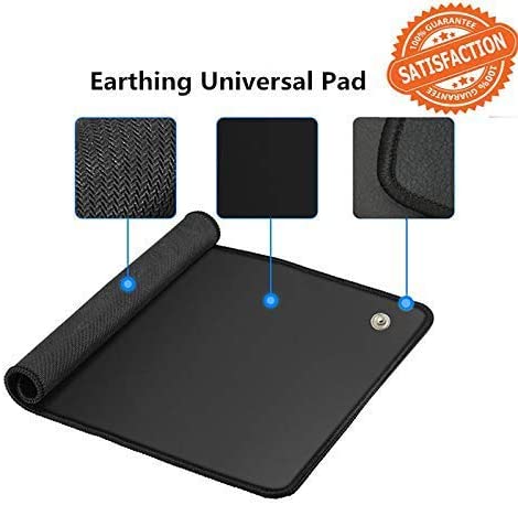 Grounding Pad for Chairs, Grounding Chair Pad, Reduces Inflammation and Anxiety Non-Slip Rubber Base MousePads for Computer Laptop Men Women Kids(9.8IN X 11.8IN)