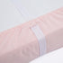 TILLYOU Changing Pad Cover Set, Jersey Knit Ultra Soft Unisex Diaper Change Table Sheets for Baby Boys Girls, Fit 32"/34''x16" Contoured Pad, Comfy Cozy 2-Pack Cradle Sheets, Peachy Pink & Lt Gray