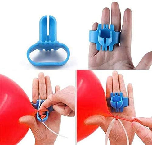 Electric Air Balloon Pump, Portable Dual Nozzle Electric Balloon Blower Air Pump Balloons Inflator for Decoration, Party, Sport,Gifts:2 Balloon Tying Tools