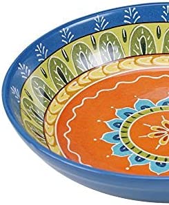Certified International Valencia Serving/Pasta Bowl 13.25" x 3", Multicolor