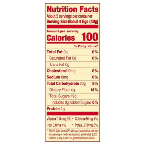Sun-Maid California Dried Mission Figs, No added sugar, Non-GMO 7 oz
