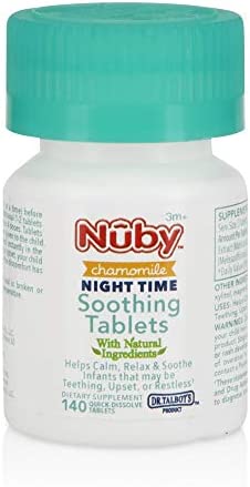 Dr. Talbot's Night Time Chamomile Soothing Tablets, Naturally Inspired, Quick Dissolve, 140 Count