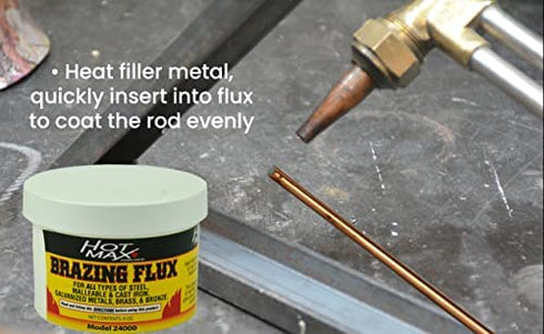 Hot Max 24000 Brazing Flux Powder, 8-Ounce
