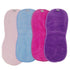 4 Pack Reusable Flannel Microfiber Makeup Remover Eraser Washcloths Face Facial Erase Cleansing Clean Cloth Towel, Chemical Free, Remove Makeup Instantly with Just Water Suitable for All Skin Types
