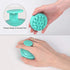 Heeta Hair Scalp Massager Shampoo Brush, with Soft Silicone, Wet and Dry Hair Detangler (2 Pack, Green & Rose Pink)