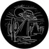 UFO Desert Retro Alien Spaceship Area 51 ET Space Lover Gift PopSockets PopGrip: Swappable Grip for Phones & Tablets