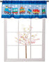 EVERYDAY KIDS Nursery Window Valance - Choo Choo Train