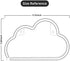 Lumoonosity Cloud Neon Sign, USB Powered Blue Cloud Neon Light with On/Off Switch, Cloud Led Sign for Wall Decor, Aesthetic Hanging Neon Signs, Neon Lights for Bedroom, Living Room, Gaming Room Setup