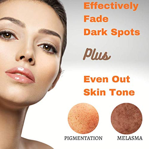 CAROTÏS Carotis Brightening Gel | 30g / 1 fl oz | Fade Dark Spots on: Face Armpit, Body Knees, Feet, Hands, & Even Out Skin Tone | with Carrot Oil and Alpha Arbutin, For