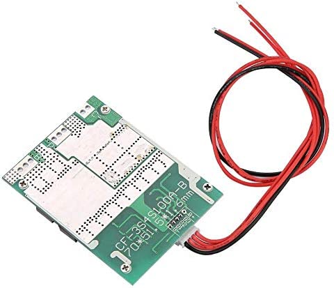 12V 100A 4S BMS Protection Board with Balancing for 18650 LiFePO4 Battery Pack