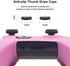 BRHE Cute Skin Cover for Xbox-One / Series X/S Controller Anti-Slip Silicone Grip Protective Case Accessories Set Wireless/Wired Gamepad Joystick with 2 Cat Paw Thumb Grips Caps (Deep Pink)