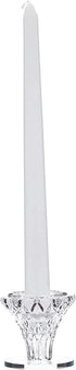 Okuna Outpost Crystal Glass Candle Holders for Candlesticks (2.4 x 2.3 Inches, 12 Pack)