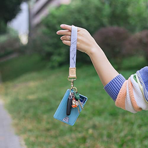 EcoVision Keychain Lanyard for Keys, Wristlet Key Chain for Women, Key Holder Lanyards with 2 keyrings