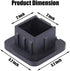 for GMC Hitch Tube Cover Plug Cap for,Rubber Receiver Tube Hitch Plug,Trailer Hitch Cover (fit gmc -1)