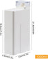 Laundry Detergent Dispenser,1000ml/34oz Laundry Soap Container for Liquid Detergent and Fabric Softener-ABS Plastic Farmhouse Jar w/Waterproof Labels for Laundry Room Organizer with Measuring Lid