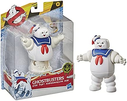 Ghostbusters Fright Feature Stay Puft Marshmallow Man Ghost Figure with Fright Feature, Toys for Kids Ages 4 and Up