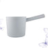 YARNOW Water Ladle Long Handle Japanese Plastic Water Ladle Bath Ladle Dipper Bathroom Bath Cups for Kitchen Bathroom Blue-gray