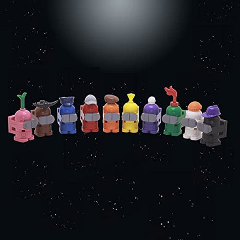Space Kill Game Figures Toys Imposter Building Blocks AllAmong Space Kill Game Characters Model Gifts for Game Fans Werewolf Kill Toys (147 Pieces)