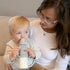 Dr. Brown’s® Milestones™ Narrow Sippy Straw Bottle with 100% Silicone Handles, 8oz/250mL, Gray, 1 Pack, 6m+