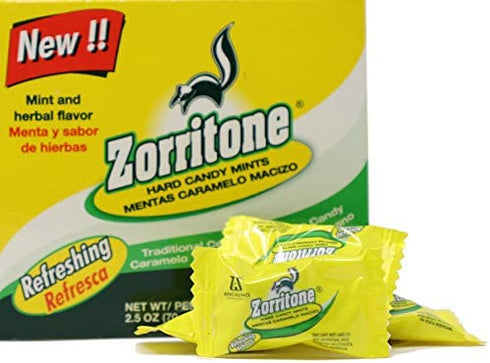 Zorritone Cough Drops | Mint Flavored Central American Cough Lozenges for Fast Acting Cough Relief and Sore Throat Soothing from The Common Cold, Flu, and Allergies; 20 Pieces