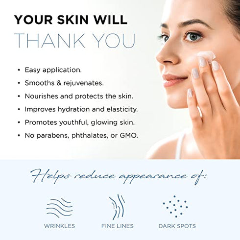 AZURE Hyaluronic Acid & Retinol Anti Aging Day Cream - Rejuvenating & Hydrating Face Moisturizer - Reduces Wrinkles & Fine Lines - Evens Skin Tones & Dark Spots - Skin Care Made in Korea - 50mL / 1.69 fl.oz.