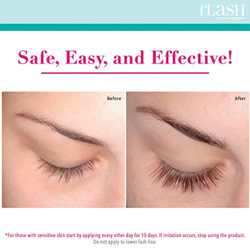 fLASH Eyelash Serum for Longer-Looking Lashes