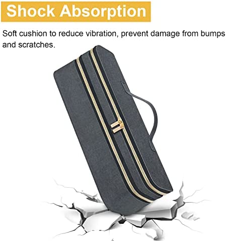 JAYFOND Travel Case for Revlon Hair Dryer Brush Blow Dryer Brush in One, Double-Layer Travel Storage Carrying Bag Compatible with Hot Tools Hot Air Brush & Styling Tools Accessories(Case Only)