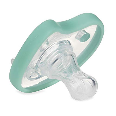 Dr. Talbot's Soft-Flex Orthodontic Pacifiers 0-6 Months, Pink/Aqua, 2 Pack