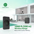 Wireless Door Bell, AVANTEK CB-21 Mini Waterproof Wireless Doorbell Operating at Over 1000 Feet, 2 Remote Buttons Can Have Different Tones, 52 Melodies, CD Quality Sound and LED Flash