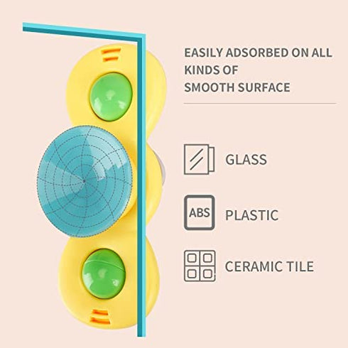 3PCS Suction cup spinner toys for 1 2 Year old boys|Spinning top baby toys 12-18 months|First birthday baby gifts for 1 Year old girls|Sensory toys for toddlers 1-3
