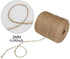 Tenn Well Natural Jute Twine, 3Ply 984Feet Arts and Crafts Jute Rope Industrial Packing Materials Packing String for Gifts, DIY Crafts, Decoration, Bundling, Gardening and Recycling