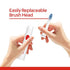 Colgate 360 Advanced Whitening Electric Toothbrush Replacement Head, 2 Count