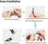 4 Pin LED Strip Connectors 10mm for 5050 RGB LED Strip Lights,AWSOM LED Strip Lights Connectors 4 Pin,10mm Wide,10X L Shape Connectors, 10X Strip to Strip Connectors