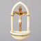 Roman Crucifix Jesus Florentine Style Holy Water Font