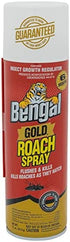 Bengal Gold Roach Spray, Odorless Stain-Free Dry Aerosol Killer Spray with Insect Growth Regulator, 11 Oz. Aerosol Can