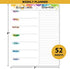 Weekly Meal Planner - Undated Magnetic Notepads with Grocery List, 7" x 9",52 Weeks, Meal Planning Pad for Refrigerator Door with Tear-Off Shopping List, Hanging Food/Menu Organizer Notepad