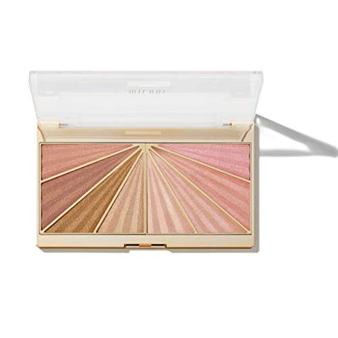 Milani Luminoso Glow Shimmering Face Palette (0.37 Ounce) Cruelty-Free Highlighter Palette - Shape, Contour & Highlight Face with 8 Shimmer Shades