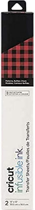 Cricut Infusible Ink Transfer Sheets -2 Sheets 12" x 12" - Buffalo Check Pattern - For Cricut EasyPress, Maker, Explore Air 2