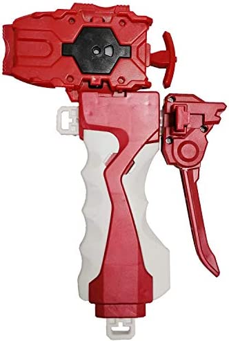 Speder Bey Gyro Blades Burst Sparking Launcher Set, Battling Burst Light Sparking String Launcher Set - Gyro Right Spin Top (Red)