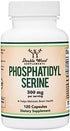 Double Wood Supplements PhosphatidylSerine 300mg Per Serving, Manufactured in The USA, 120 Capsules (Phosphatidyl Serine Complex)