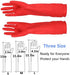 Rubber Cleaning Gloves Kitchen Dishwashing Glove 2-Pairs And Cleaning Cloth 2-Pack,Waterproof Reuseable. (Large)