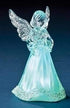 Tricolor LED Lighted Little Angel Figurine, 3 3/4 Inch