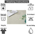 Qualsen Easter Square Tablecloth, Spring Tablecloth,Table Cloth for Picnic, Holiday, Party,Outdoors (60 x 60 inch,Linen)