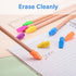 Sooez 120 Pack Pencil Erasers, Pencil Top Erasers Cap Erasers Eraser Tops Pencil Eraser Toppers Eraser Studying Supplies for Teachers Eraser Pencil Erasers, 7 Colors
